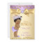 Purple Gold Damask Princess Baby Shower Ethnic