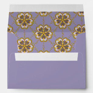 Purple Gold Envelope 
