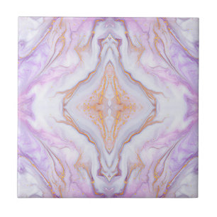 Purple Gold Marble Stones Ceramic Tile