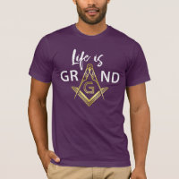 Purple & Gold Masonic T Shirts | Grand Lodge Gifts