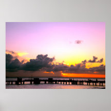 purple gold orange stunning beach sunset