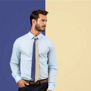 Purple & Gold Split Colour  Tie