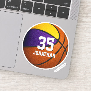 purple gold team colours boys basketball