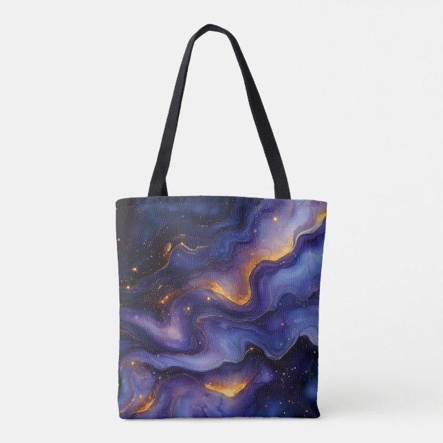 Purple Gold Tote Bag (Back)