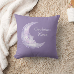 Purple Goodnight Moon Cushion