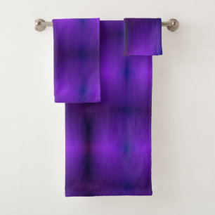 Purple gradient towels 