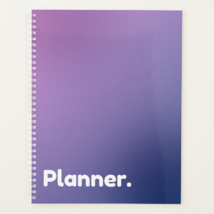 Purple Gradient Undated Planner