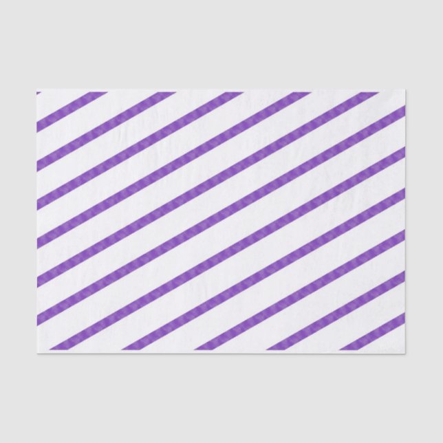 Purple Gradient & White Stripped Tissue Paper (Front)