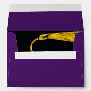 Purple Graduation Envelope