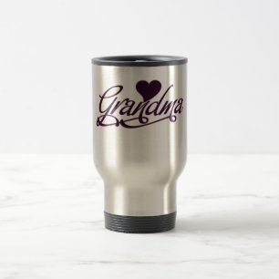 Purple Grandma Travel Mug