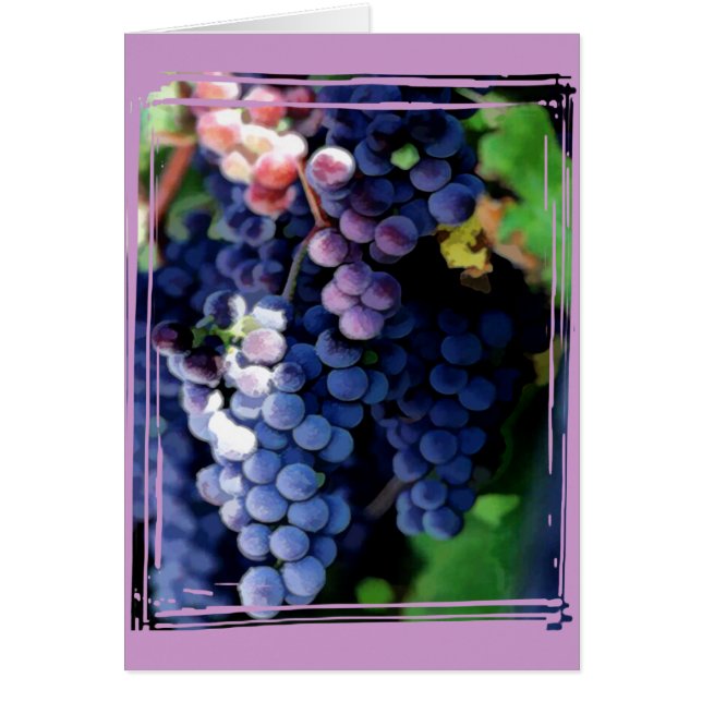 Purple Grapes Cluster (Front)