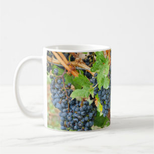 Purple grapes coffee mug
