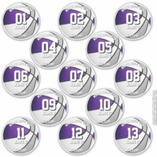 purple gray team colors 13 basketball players