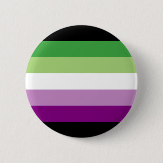 Purple Green Ace Aro Asexual Aromantic Acearo 6 Cm Round Badge