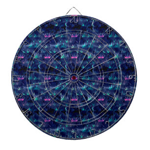 Purple, Green and Blue Mermaid Towel Dartboard