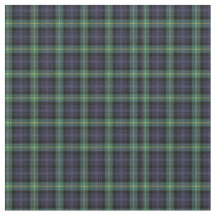 Purple Green Black Tartan Plaid Pattern Fabric