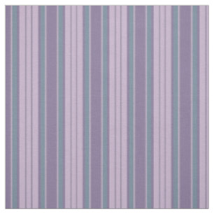 Purple & Green Chevron Stripes Fabric
