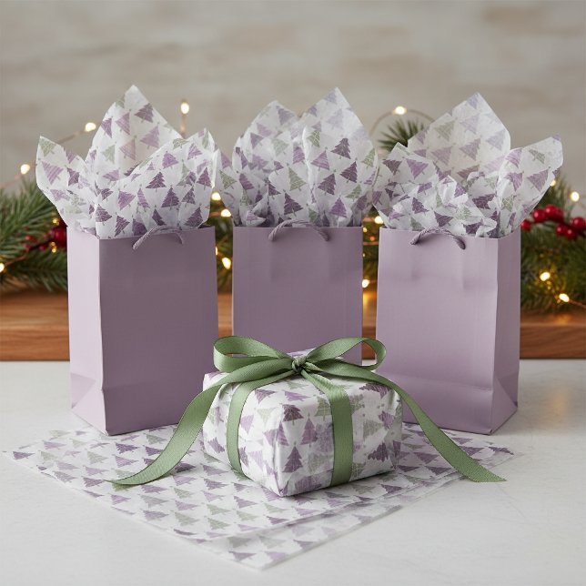 Purple Green Christmas Pattern#24 ID1009 Tissue Paper (Creator Uploaded)