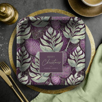 Purple Green Christmas Pattern#29 ID1009