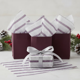 Purple Green Christmas Pattern#35 ID1009 Tissue Paper