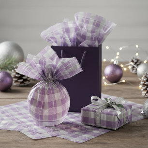 Purple Green Christmas Pattern#7 ID1009 Tissue Paper