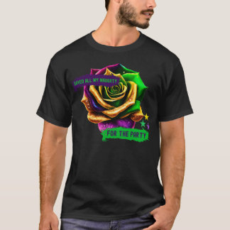 Purple Green Gold Parade Rose TShirt