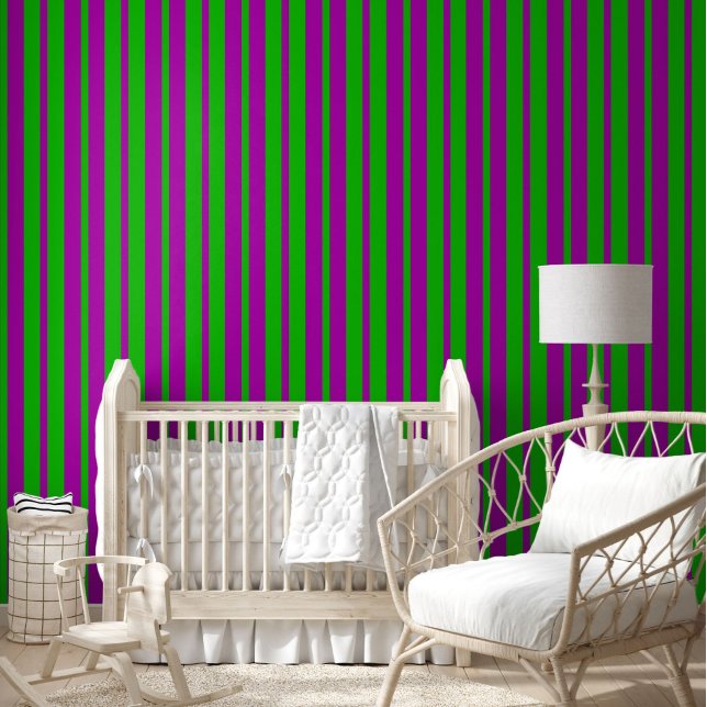 Purple Green Stylish Stripes Pattern Design  Wallpaper (Creator Uploaded)