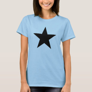 Purple Grey Black Green Five Point Star Pentagram T-Shirt