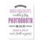 Purple Grey Custom Wedding Photo Booth Sign