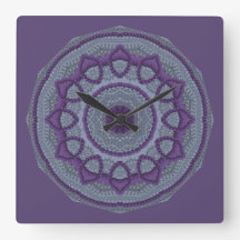 Purple Grey Mandala