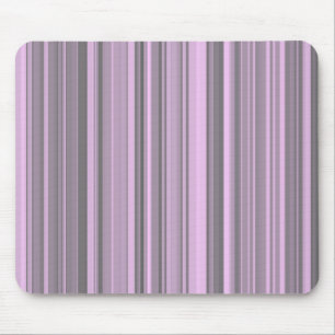 Purple Grey Stripes Mouse Mat