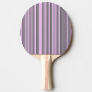 Purple Grey Stripes Ping Pong Paddle