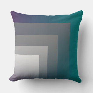 purple grey teal cushion