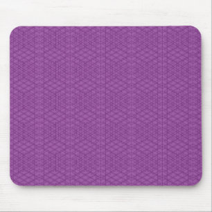 Purple Grids Mouse Mat