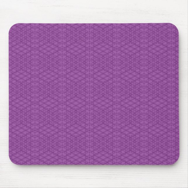 Purple Grids Mouse Mat (Front)