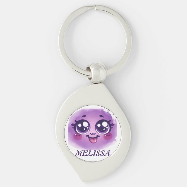 Purple grimace key ring (Front)