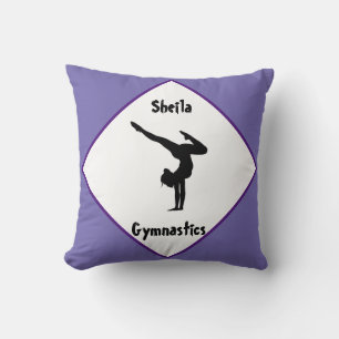 Purple Gymnastics Personalised    Cushion