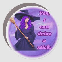 Purple Hair witch: Yes, I can drive a stick