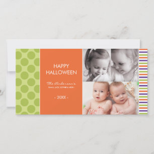 PURPLE  HALLOWEEN   HALLOWEEN PHOTO CARDS
