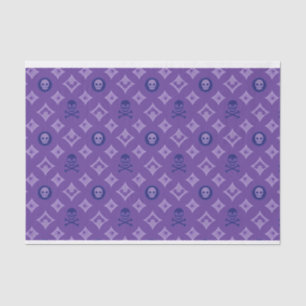 Purple Halloween Louis Vuitton Pattern Tissue Paper