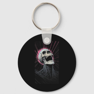 Purple Hand Peace Sign For Love Key Ring