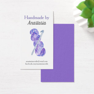 Purple Handmade Crochet Craft