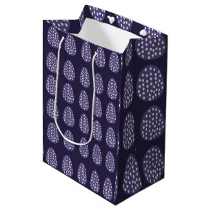 Purple Happy Easter Eggs Medium Gift Bag