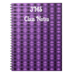 Purple Haze Abstract Ombre - Customisable Notebook