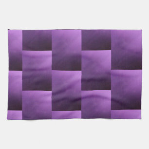 Purple Haze Abstract Ombre Tea Towel