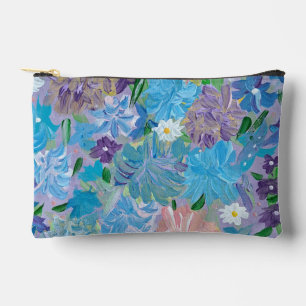 Purple Haze Floral Accessories Pouch