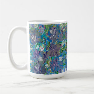 Purple Haze Floral Coffee Mug