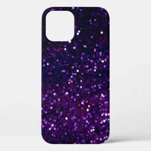Purple Haze: Glitter Lights Background iPhone 12 Case