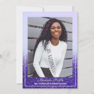 Purple Haze Glitz Pageant Autograph Cards