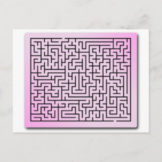 Purple Haze Maze Postcard